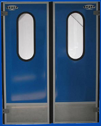 Распашные одностворчатые двери для холодильных камер